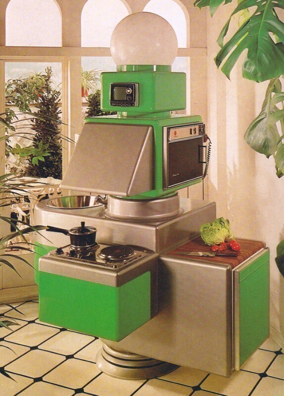 Модерновая кухня 70-х
