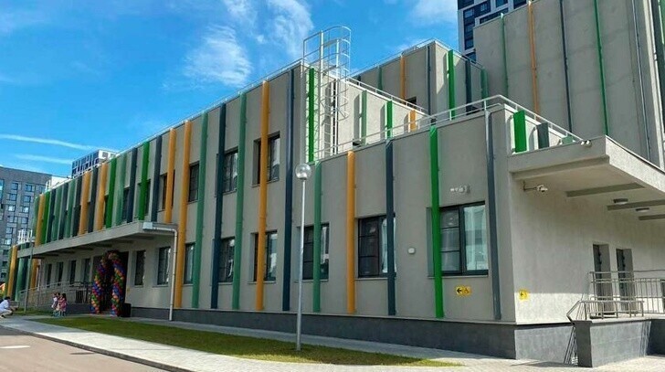 На Волоколамском шоссе был открыт новый трехэтажный детский сад на 220 мест