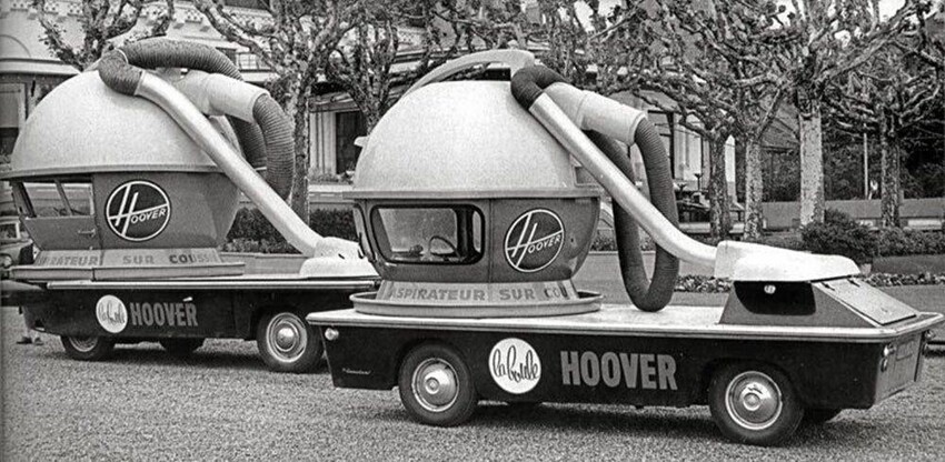 Пылесосы Hoover, что интересно это американский бренд, именно они и придумали первый в мире пылесос. Компания до сих пор существует, только принадлежит корпорации Candy Group