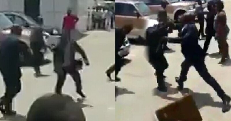 Президент Гвинеи рассердился на министра труда и избил его прямо на улице