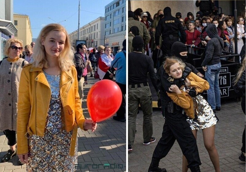 Одеяния из фольги и другой трэш на белорусском «женском марше»