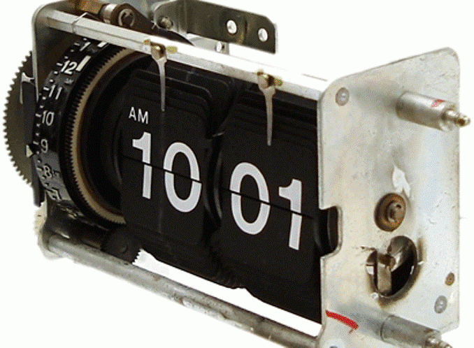 Цифровые часы аналоговой эпохи
