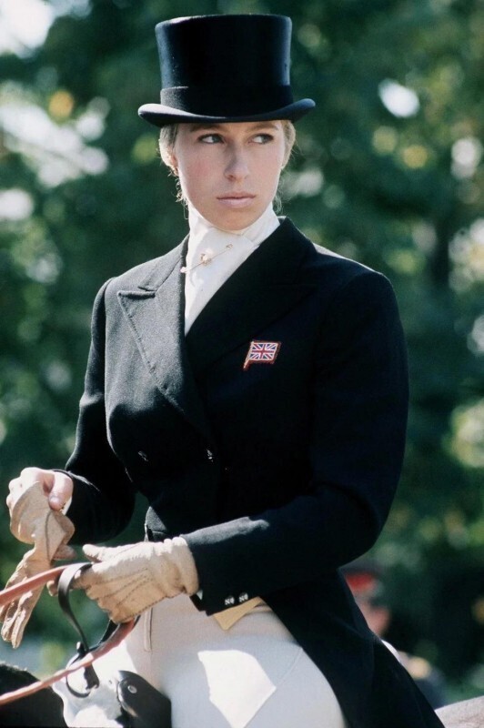 Принцесса Анна на чемпионате Европы по троеборью в Киеве. 1973 год.