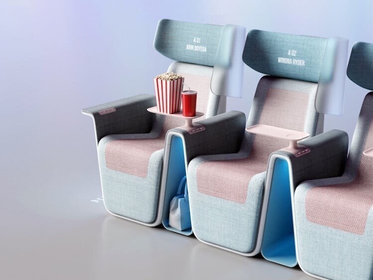 Как могут выглядеть кресла в кинотеатрах после пандемии