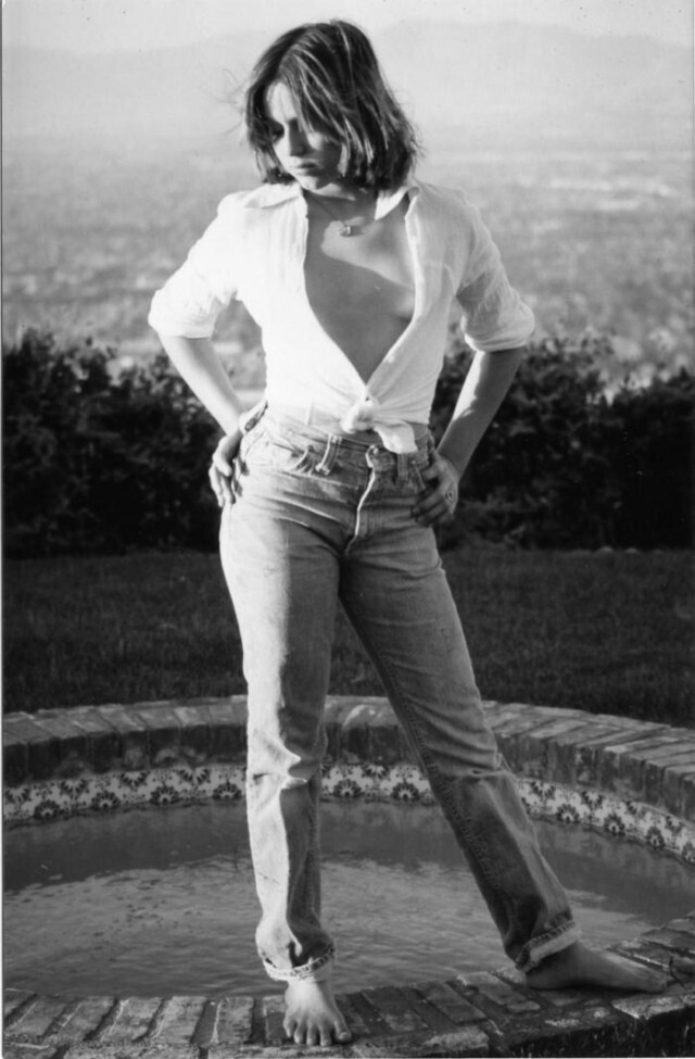 Саманта Гейли на вилле Джека Николсона, 1977 год, Лос–Анджелес