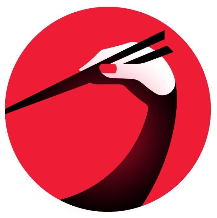 От лого японскогоресторана невозможнооторвать глаз. Это японский журавль или палочки для еды?