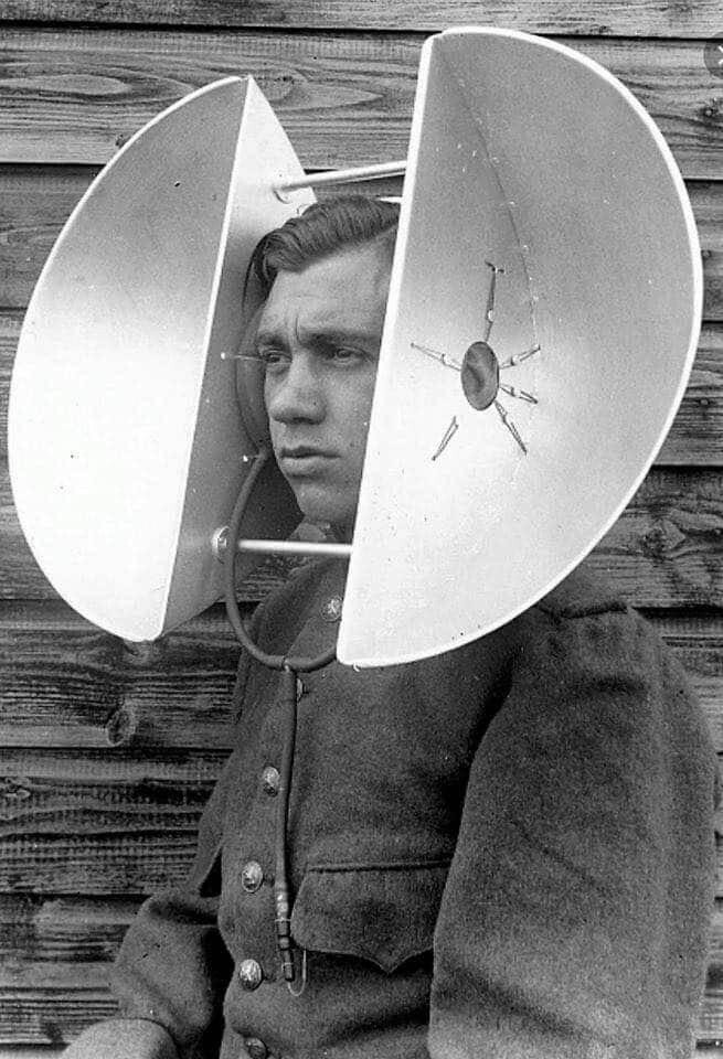 Устройство для обнаружения самолётов до изобретения радара, 1917-1940 года
