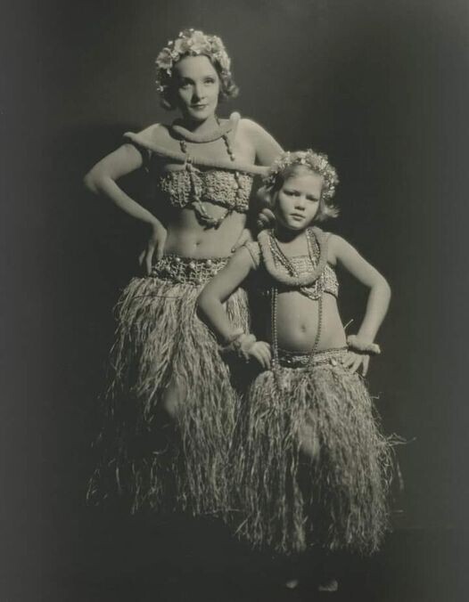 Марлен Дитрих с дочерью Марией. 1931 год.
