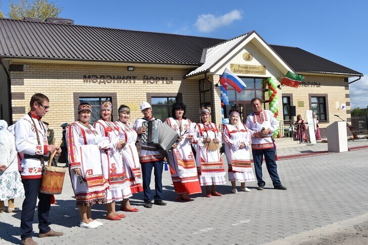 В деревне Сорок-Сайдак в р. Татарстан открылся новый Дом культуры.