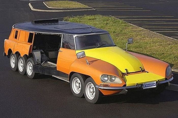 Необычный Citroen DS PLR для скоростных испытаний покрышек Michelin 