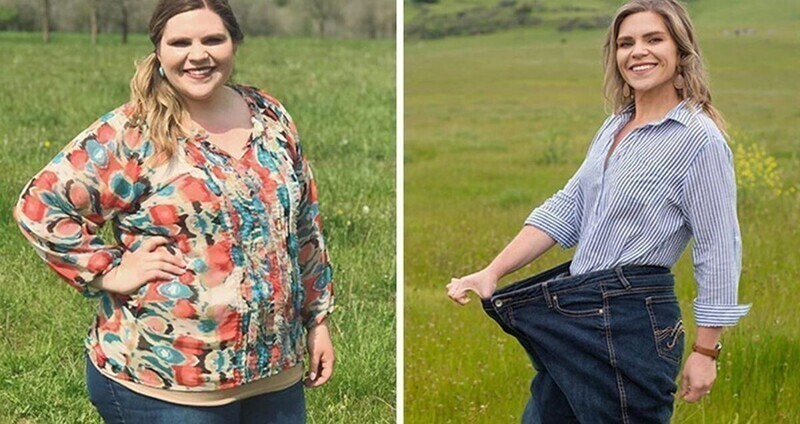 Женщина похудела за год на 65 кг, следуя пяти простым правилам