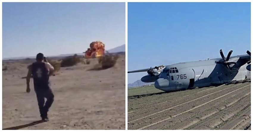 Крушение американского истребителя пятого поколения попало на видео