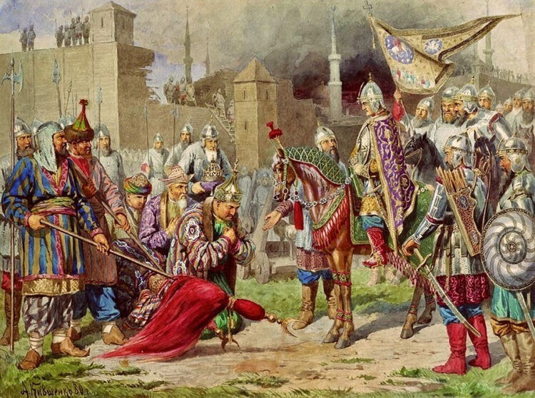 2 октября 1552 года. Русские войска во главе с Иваном Грозным берут Казань