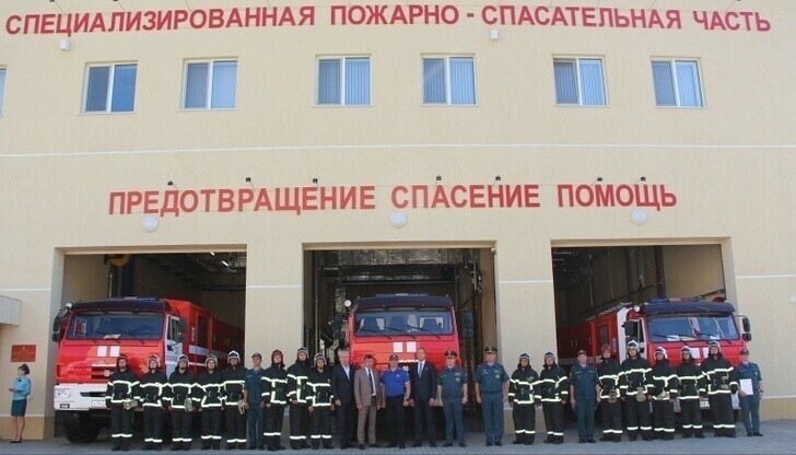 В Республике Крым, в селе Оползневое городского округа Ялта, торжественно открыта 33 пожарно-спасательная часть площадью 2 тыс. кв. метров. 