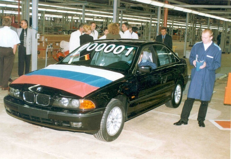 Первая BMW российской сборки. Завод «Автотор», Калининград, 1999 г.