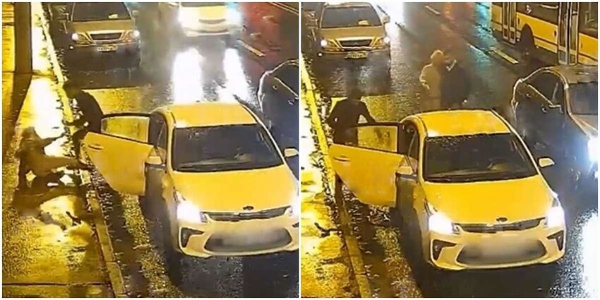 В центре Петербурга водитель такси избил пьяную пассажирку