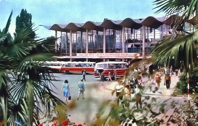 Автовокзал в 1974-м: