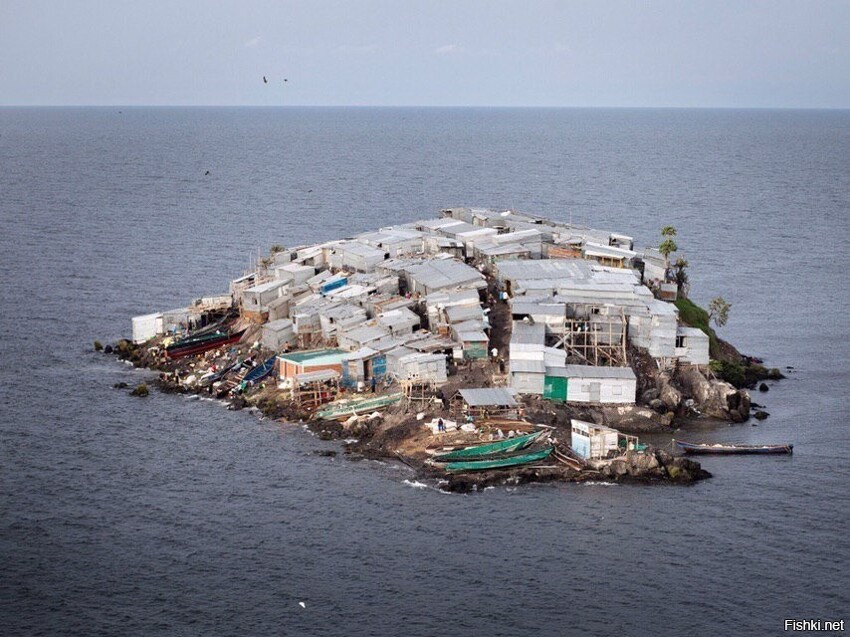 Мгинго – самый густонаселенный остров в мире