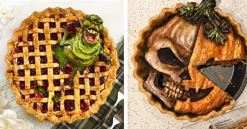 29 страшно прекрасных пирогов к Хэллоуину