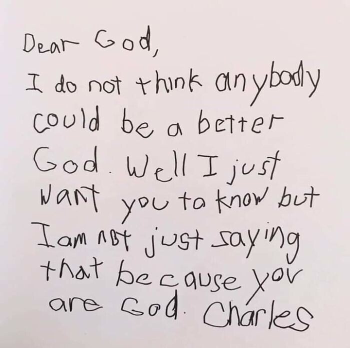 О чем дети пишут Богу?