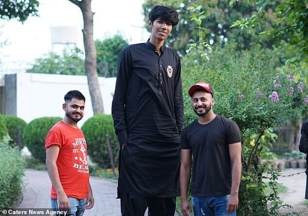 Пакистанский гигант станет самым высоким в мире игроком в крикет
