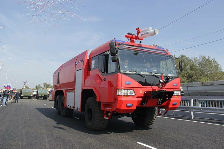 В России разработали новую пожарную машину для аэродромов