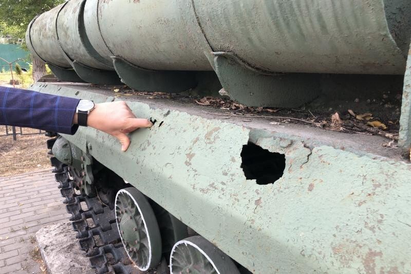 В Воронеже на частные средства восстановили танк «Иосиф Сталин»