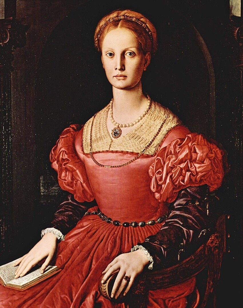 Эту даму с портрета Аньоло Бронзино чаще всего ассоциируют с Кровавой Елизаветой Батори, но это просто провинциалка Лукреция Панчиатики