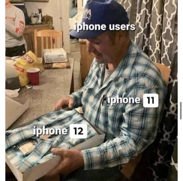 Юмор про iPhone 12