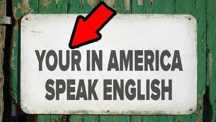16. "Твой в Америке, говори по-английски"