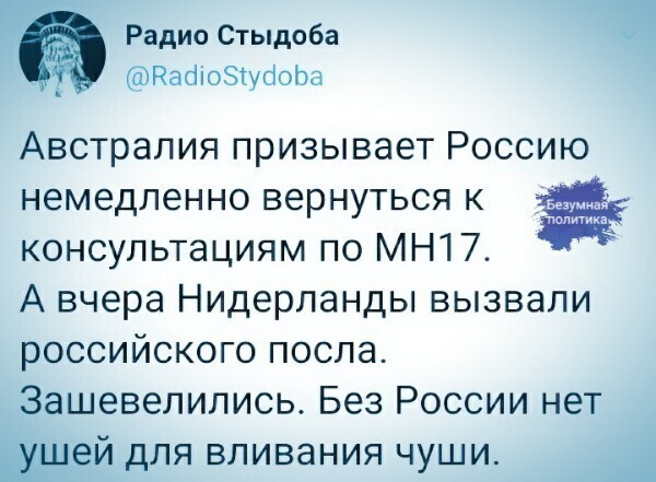 Политические комментарии из инета