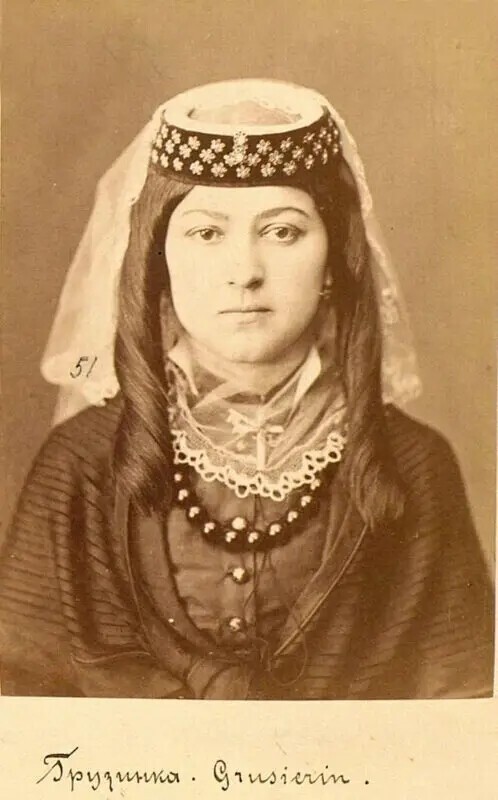 Грузинка из Тифлисской губ. (ныне Тбилиси, Грузия), кон. XIX века