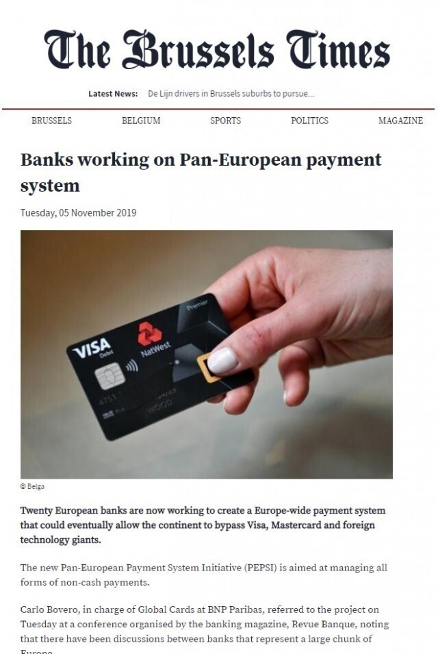 https://www.brusselstimes.com/news/eu-affairs/77385/banks-working-on-pan-european-payment-system/