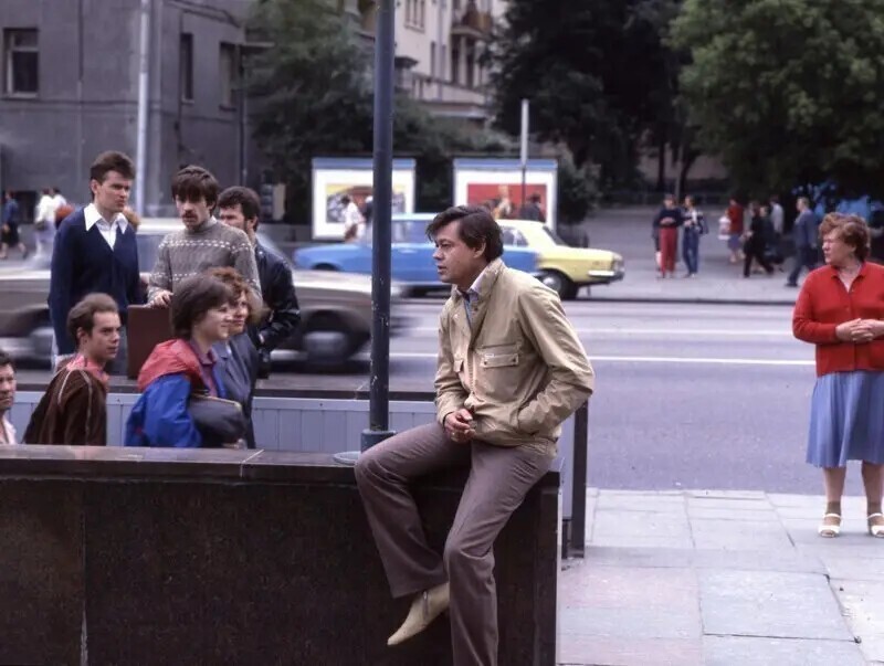 Николай Караченцов в Москве, 1977 год