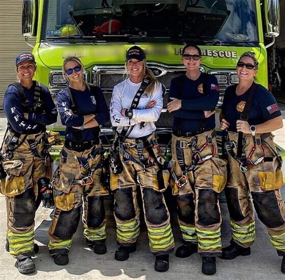 Как выглядит пожарная команда, состоящая только из женщин