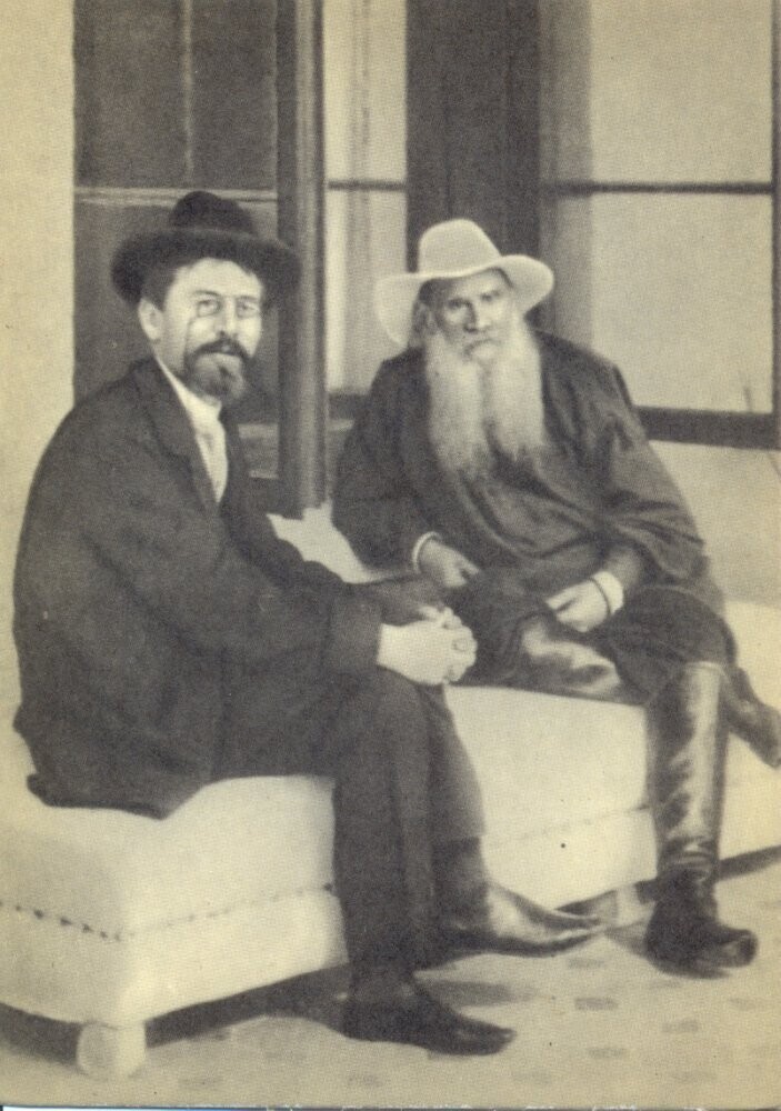1901 год, Крым. Л.Н.Толстой и А.П.Чехов.