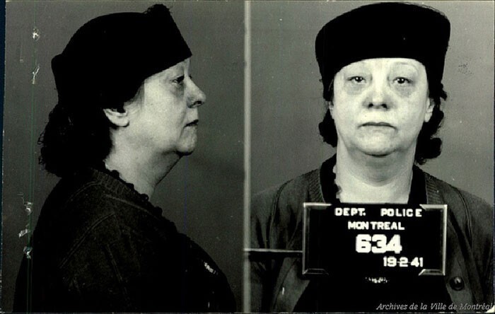 Жермен Жиро, арестована в 40-х годах за занятие проституцией