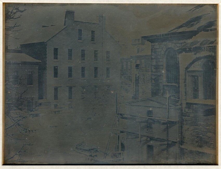 Старейший известный снимок Бостона был выполнен на даггеротипе 15 апреля 1840 года
