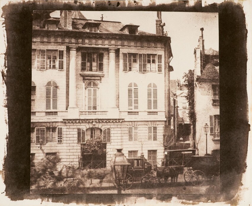 Одна из улиц Парижа в 1843 году.