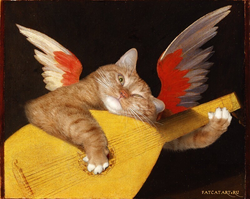 Россо Фьорентино. Музыкальный ангел-кот