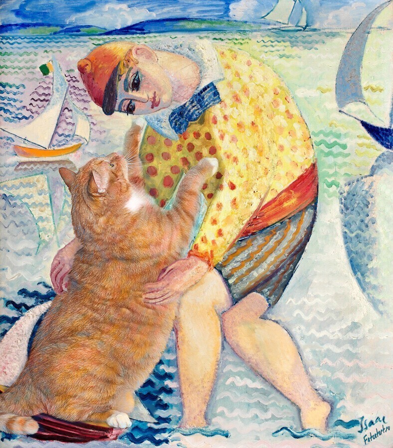 Исаак Грюневальд, Мальчик с морским котом