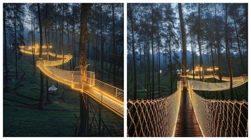 Путешествуем онлайн: самый волшебный мост в Индонезии