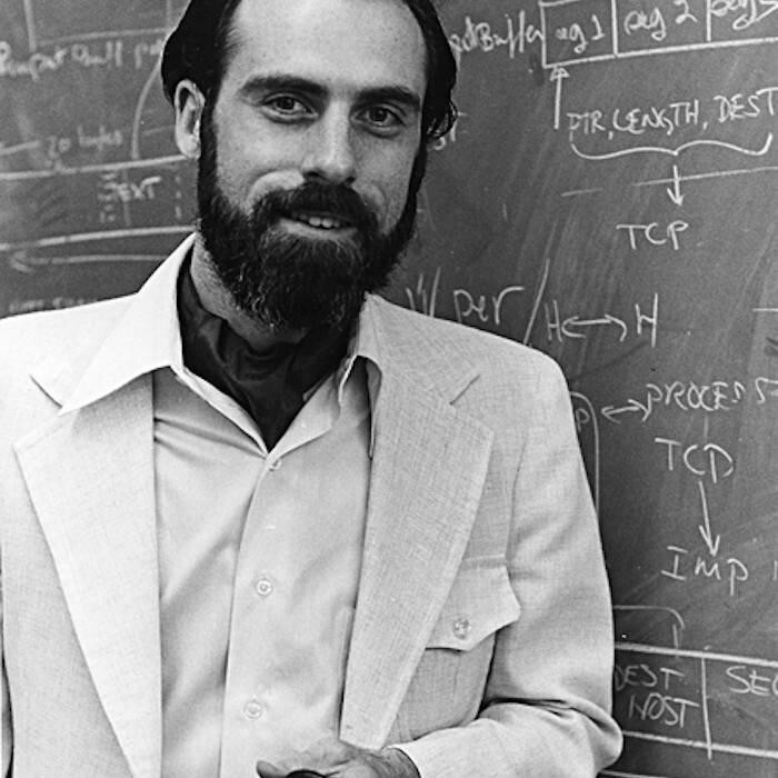 Винтон "Винт" Грей Серф - американский учёный в области теории вычислительных систем, один из разработчиков стека протоколов TCP/IP, называемый «отцом интернета»