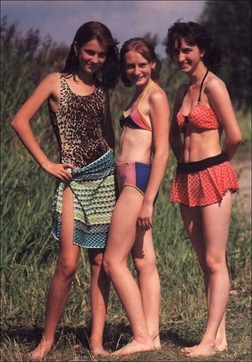 В деревне летом 1970-е.