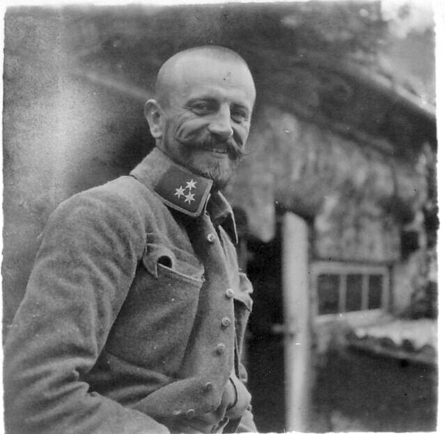 Капитан Франц Визек, командир инженерного департамента полка, убит 06.10.17