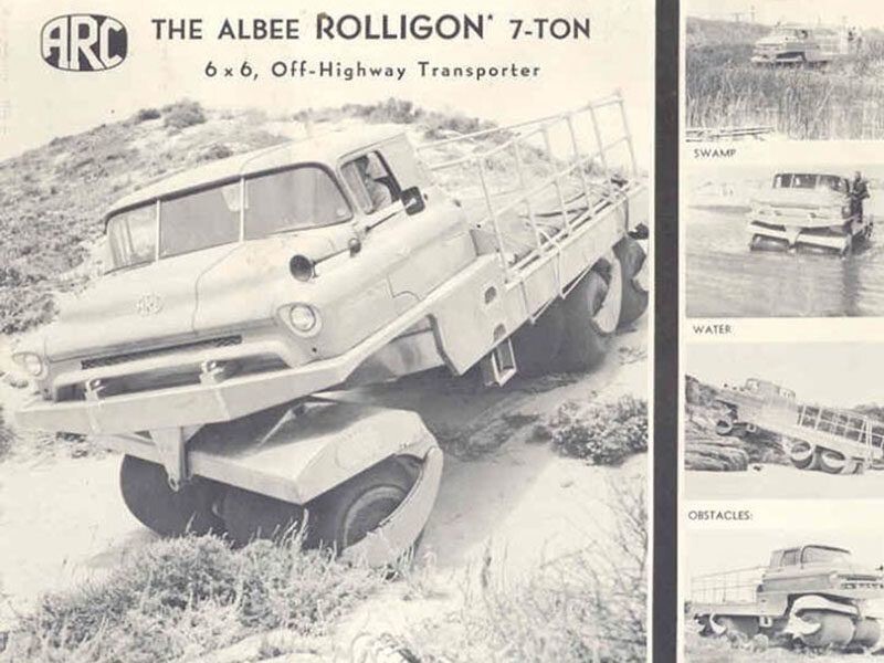 Albee Rolligon Transporter — вездеход с катками сверхнизкого давления