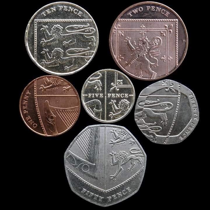 Если сложить все британские монеты вместе, то получится щит