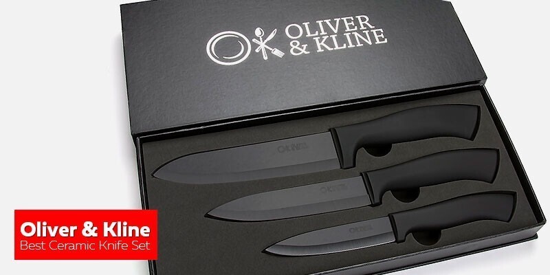 1 место. «Oliver & Kline Best Ceramic Knife Set»: удобство, красота, цена и функциональность