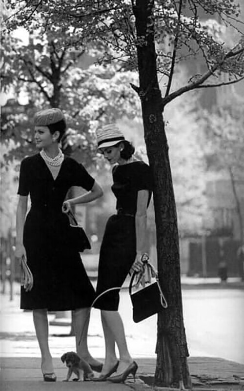 Девушки в Нью-Йорке. 1959 год.