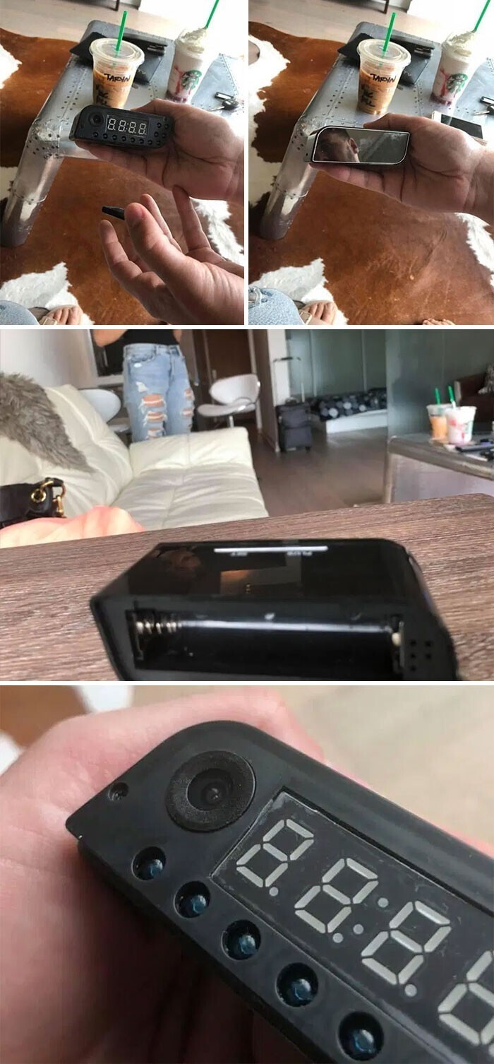 Замаскированная камера в квартире